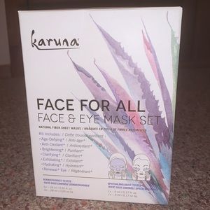 Face and eye mask set